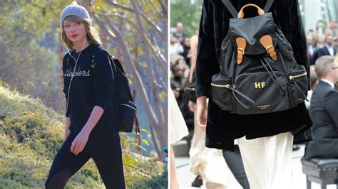 taylor swift burberry backpack|burberry signature shield bag.